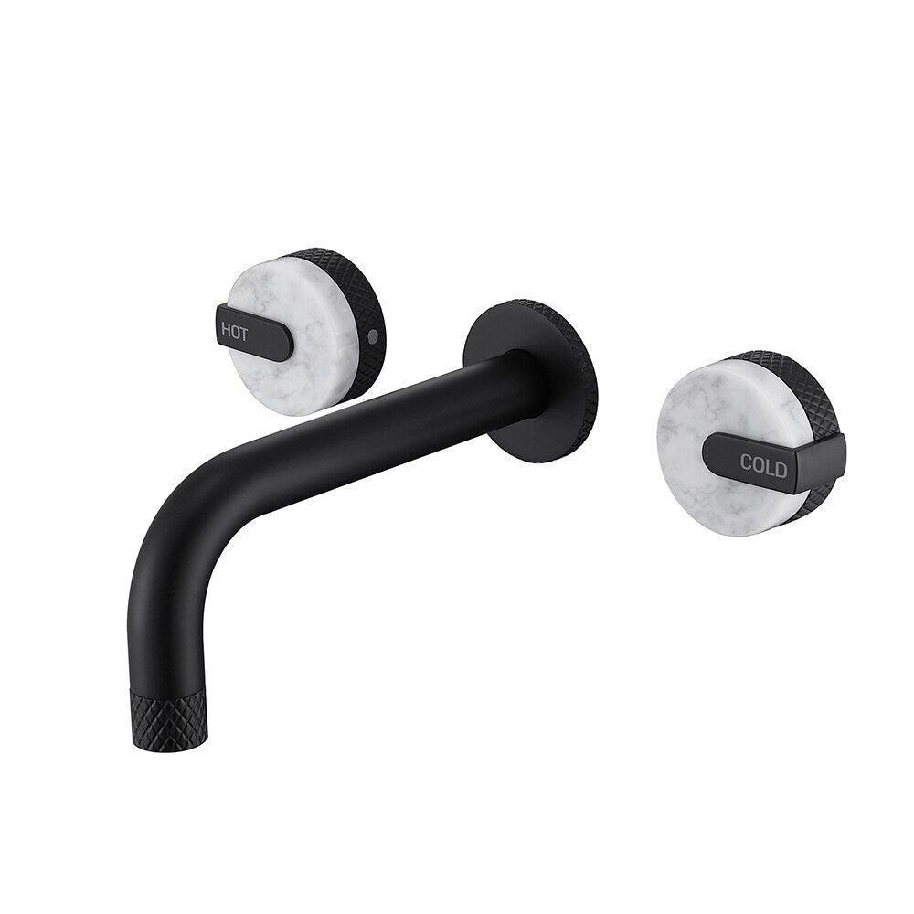 Cortenvale ORBIT wall-mount bathroom tap — included components and fixings, solid brass, WRAS approved