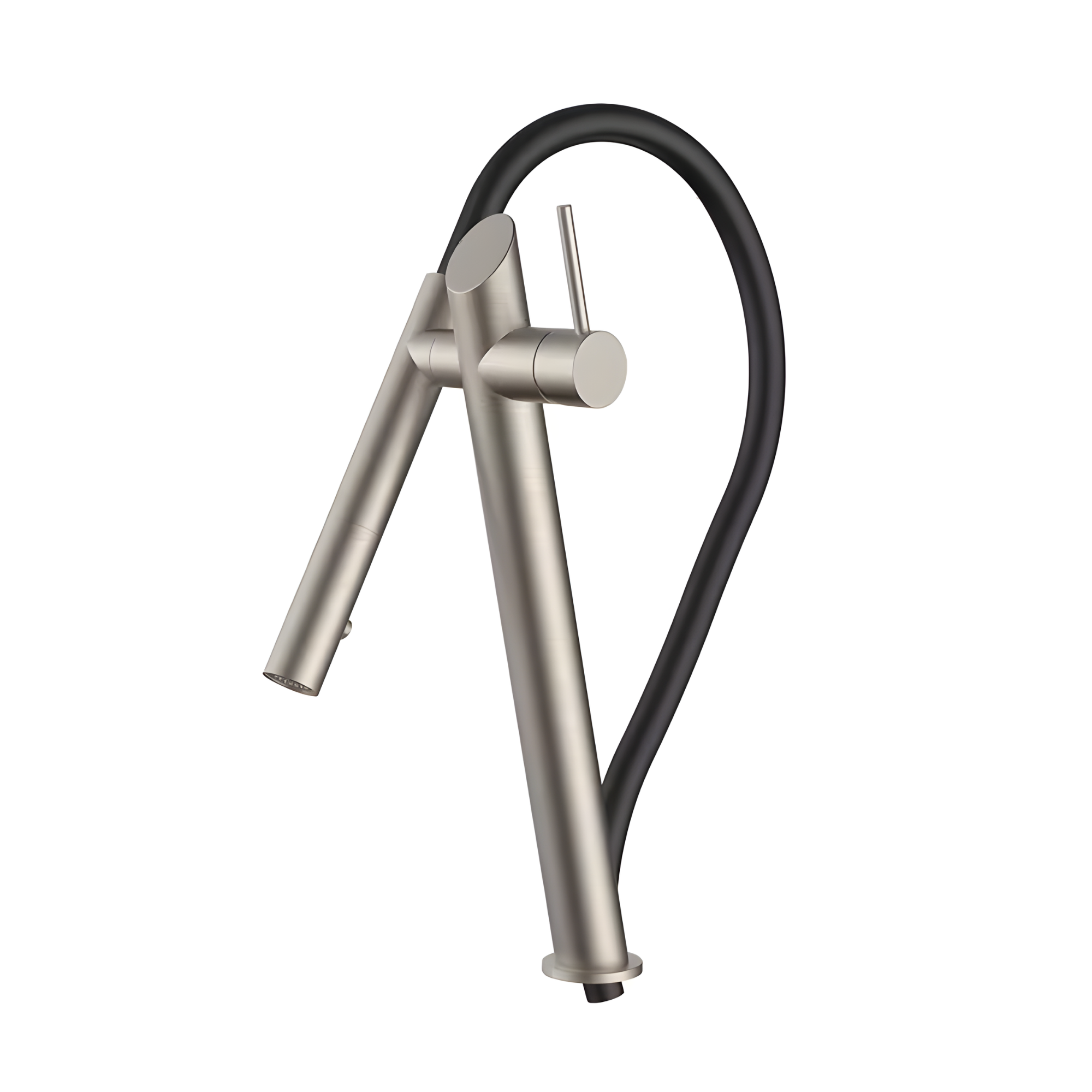Cortenvale RIVARO flexible kitchen tap — flexible hose detail, solid brass, WRAS approved